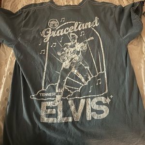 Distressed Elvis Presley Graphic Tee